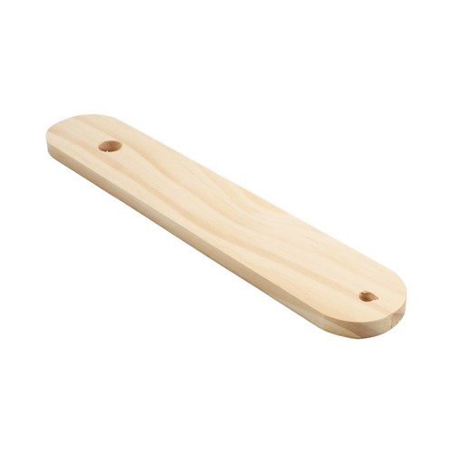 Wooden wall mount thermometer - wooden,