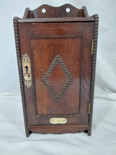 Antique 1930 smokers cabinet - antique,