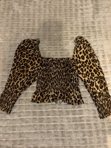 Zara leopard print - zara, smocked
