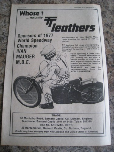 Leathers ivan mauger - leathers,