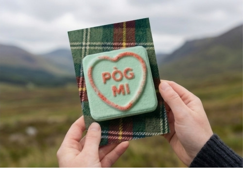 Romantic scottish gaelic - scottish, card