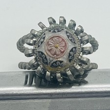 Vintage Moroccan Dome Ring, Unusual Quirky Jewellery,  Adjustable