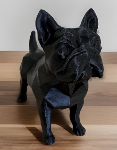 French bulldog black - bulldog, figure
