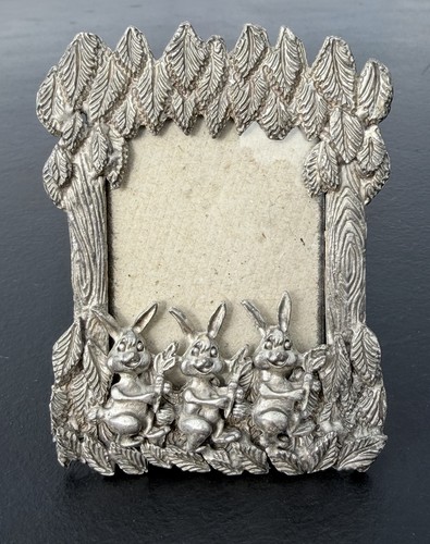 Miniature silver plated photo
