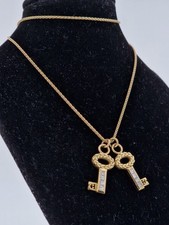 Theo Fennell 18K Gold And Diamond Key Pendants - Necklace