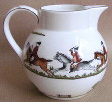 CROWN STAFFORDSHIRE HUNTING SCENE 16OZ PITCHER JUG  (12069)