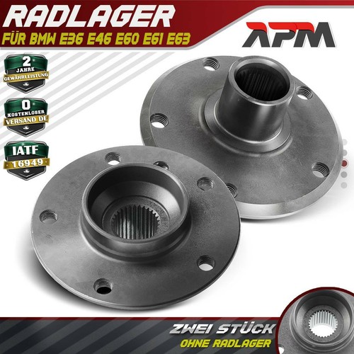 Hub without bearing rear - 2x,