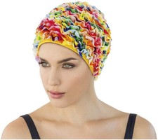 Ladies Fashy Frill Bathing Cap