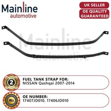 New Fuel Tank Strap 2-Element Sets for Nissan Qashqai 2007-2014 2WD Only