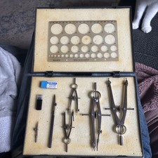 British Thornton Vintage Technical drawing set