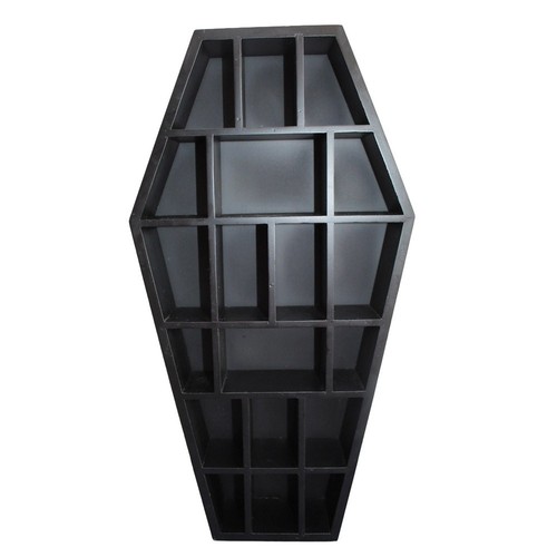 Sourpuss black curio coffin - curio,