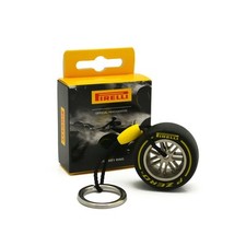 Pirelli Tyre Keyring - Yellow