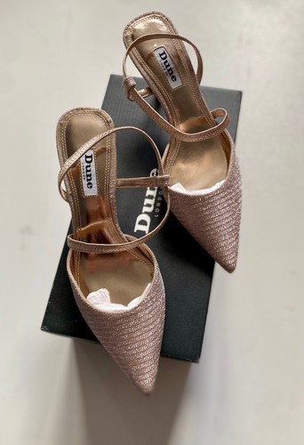 Dune london rose gold pointed - rose,