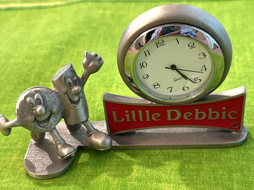 Little debbie pewter desk - pewter,