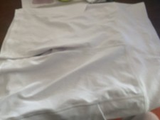 Size L White Shorts Workout Running with Pockets Women's Fitness Pre Owned