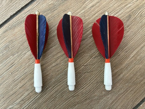 Vintage 1970s dart flights - vintage,