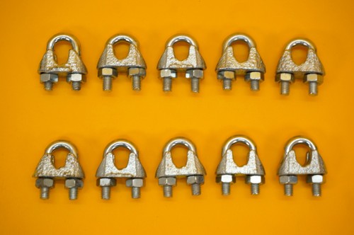 Wire rope grip - 8mm, steel