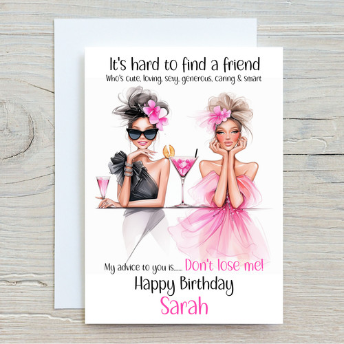 Personalised friend birthday - personalised,