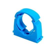Blue Plastic Hinged 25mm MDPE