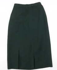 Slimma Womens Green Polyester Blend Skirt Size 14