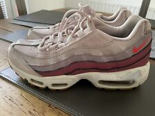 NIKE AIR MAX 95 Size 5 110s PINK WOMENS TRAINERS 2017
