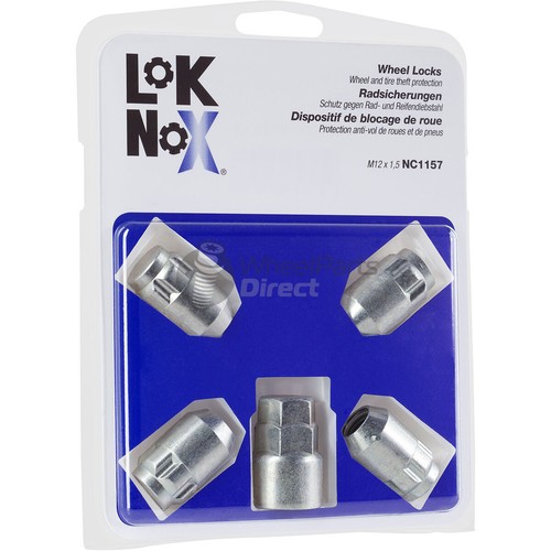 Chrome loknox mcgard 12x1 - loknox, 12x1.5