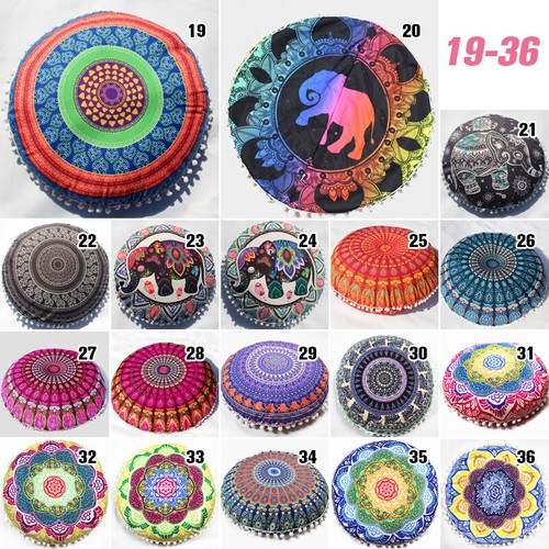 Round bohemiancushion cover - round,