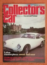 COLLECTOR'S CAR MAGAZINE