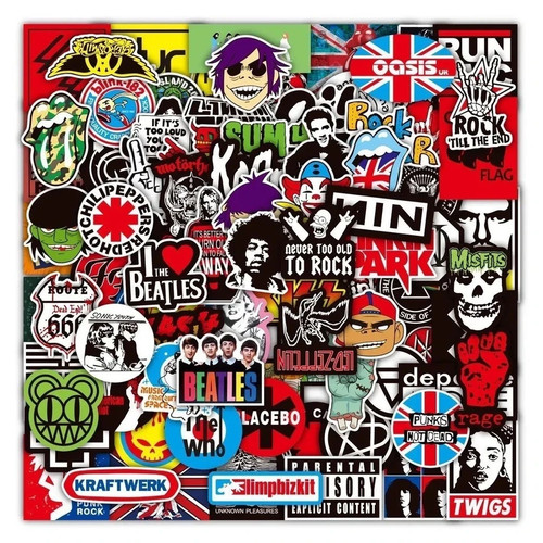 100pcs rock band - band, lot