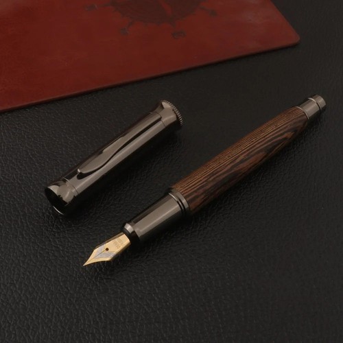 1pc wood fountain pen - wood,