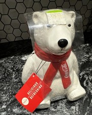 Coca Cola Cookie Jar Polar Bear New With Tags 