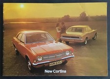 FORD Cortina Range Sales Brochure Mar 1971 FA2 L XL GT GXL Saloon Estate