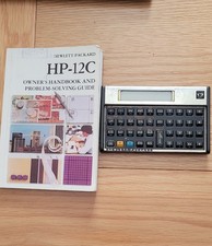 Hewlett-Packard HP-12C vintage financial business scientific calculator