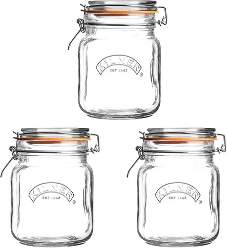 Kilner square clip - clip, top