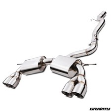 CATBACK EXHAUST SYSTEM STAINLESS STEEL CAT BACK FOR VOLKSWAGEN GOLF R MK7 13-20