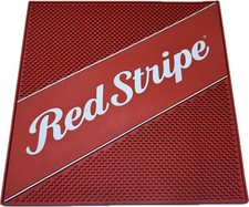Vintage Red Stripe Beer Orange