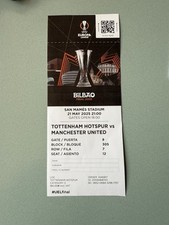 TICKET COPY REPRO UEFA FINAL EUROPA LEAGUE 2025 TOTTENHAM - MANCHESTER UNITED