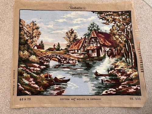 Vintage tapestry needlepoint - tapestry,