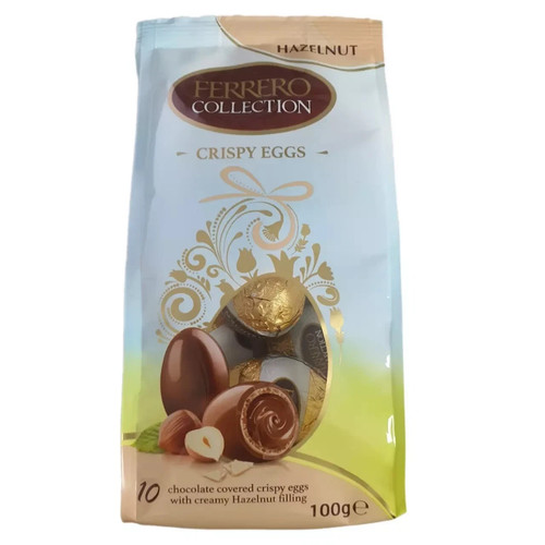 Ferrero hazelnut eggs crispy - eggs,
