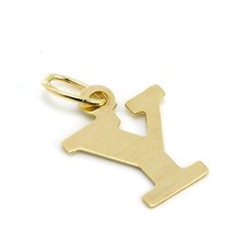 Lightweight 9ct Gold Initial Letter Charms Pendants