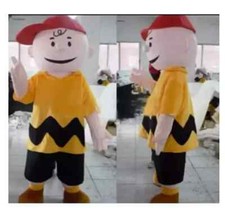 Cartoon Boy Mascot Costume