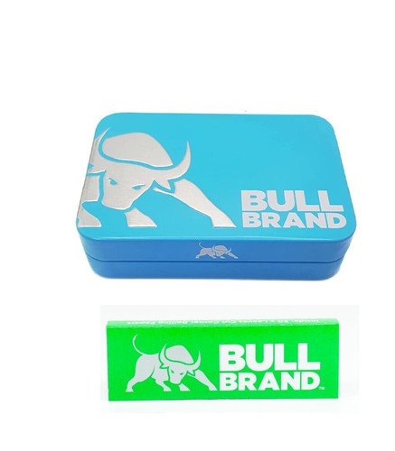 Bull brand tobacco tin - bull,