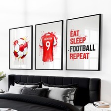 Personalised Football Prints