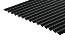 Cladco 0.5mm Thick Polyester Paint Coated, Black Steel Corrugated Roofing Sheets