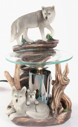 Grey wolf burner wax - wolf,