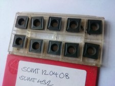 10 carbide tips SCMT 120408 (