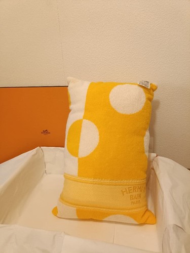 Hermes beach cushion yellow - beach,