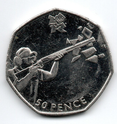 Olympics 50p coin - , 2011