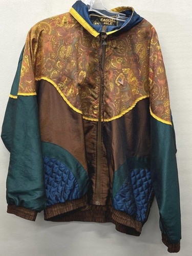 Vintage colorblock windbreaker - colorblock,