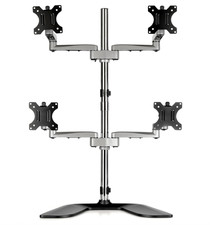 Desktop Quad Monitor Stand StarTech Ergonomic VESA 4 ARMQUADSS